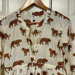 Leopard / Cheetah Cotton dress